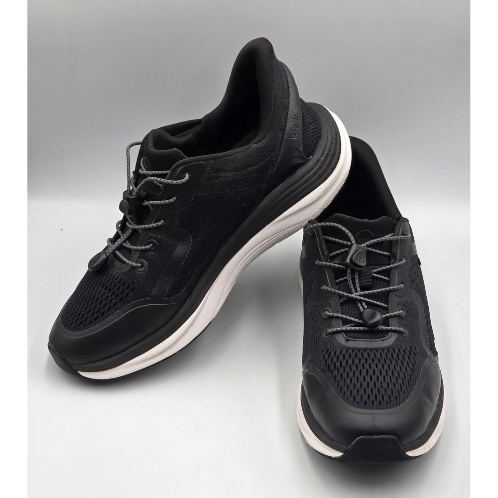 Kizik London Mens 11 Wide D Black Hands Free Slip On Comfort Walking Sneaker - Picture 6 of 11